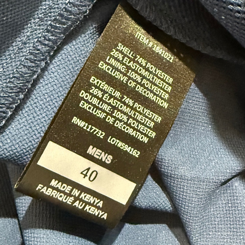 Gerry Tech Shorts Mens 40 Blue 2-Way Stretch UV Protection Hiking Casual NEW - Picture 9 of 10